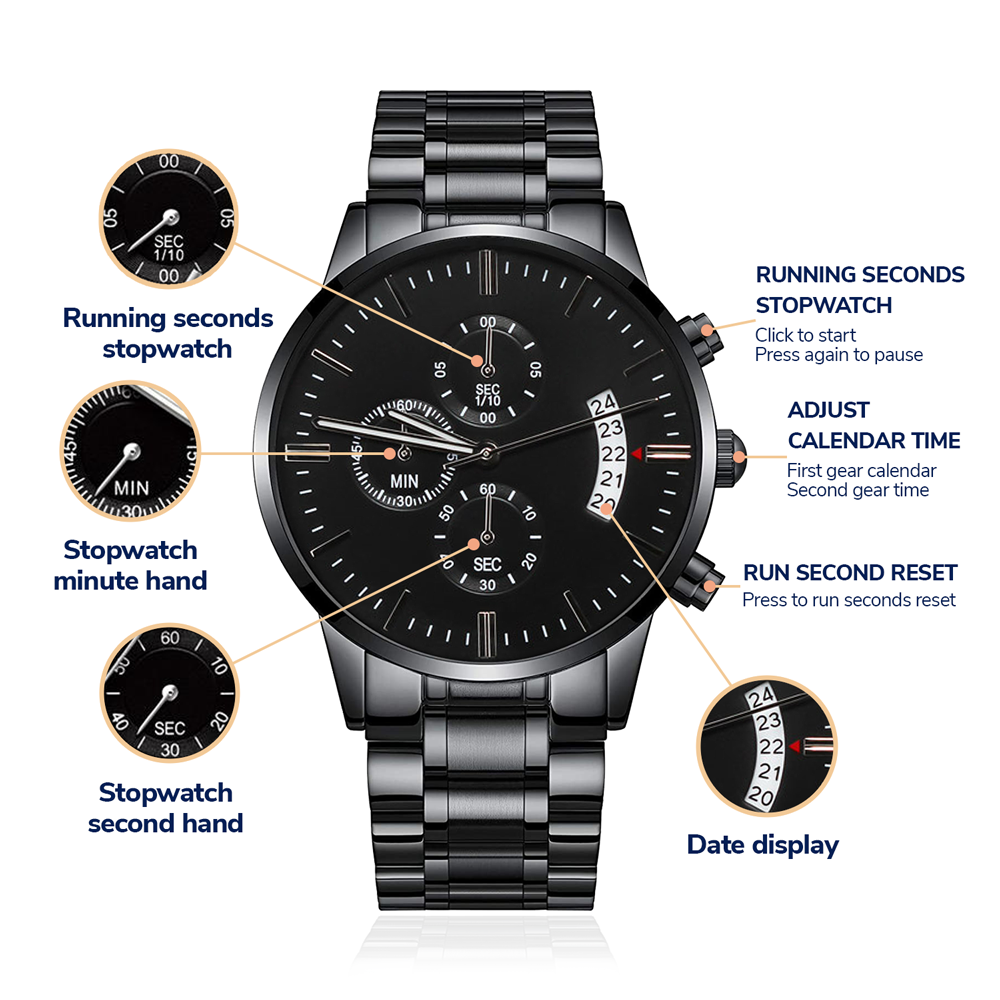 Men's Watch, Be Quick to Listen, James 1:19-20