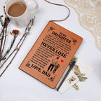 TO MY DAUGHTER PROMISE LEATHER JOURNAL