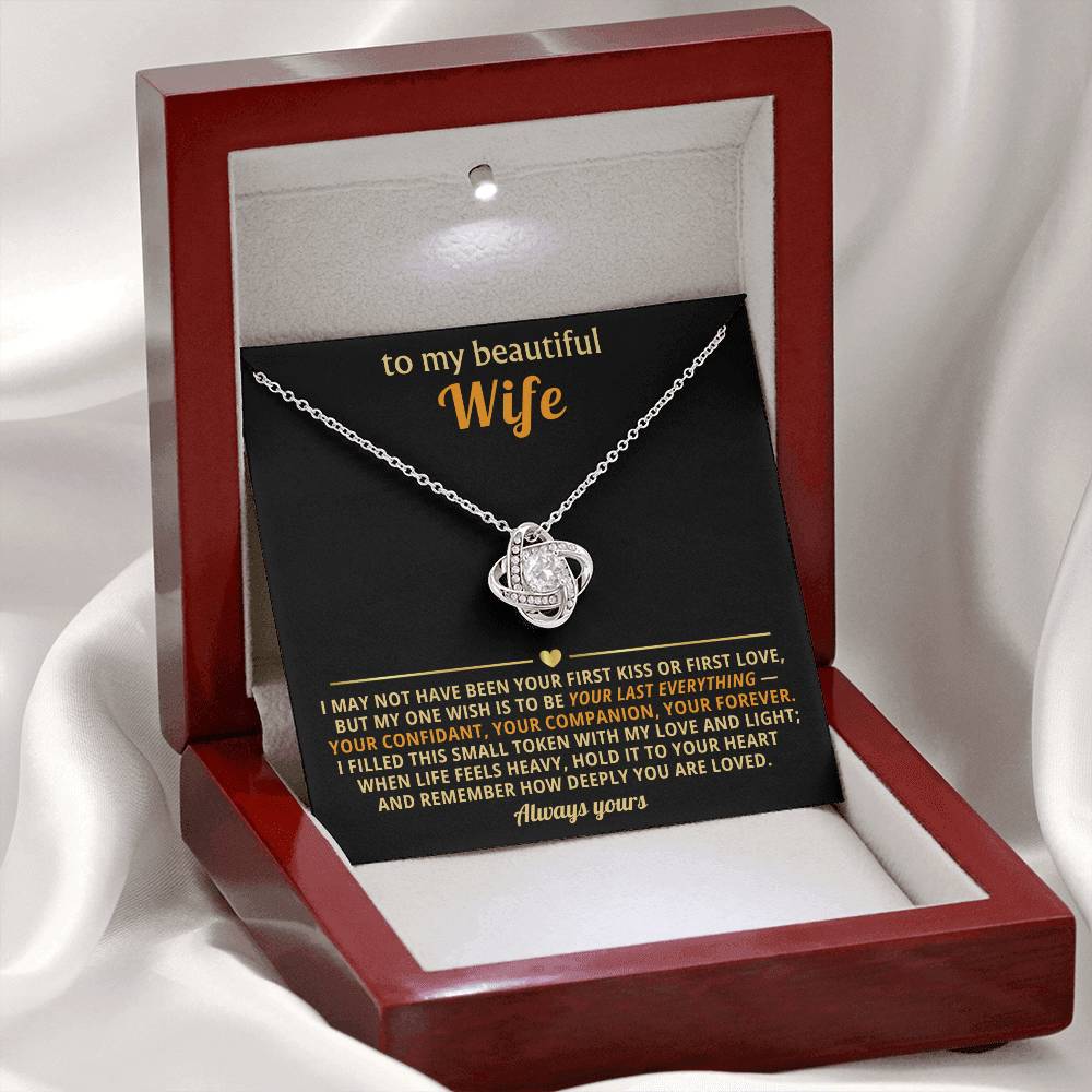 To my beautiful Wife,  I filled this small token with my love and light