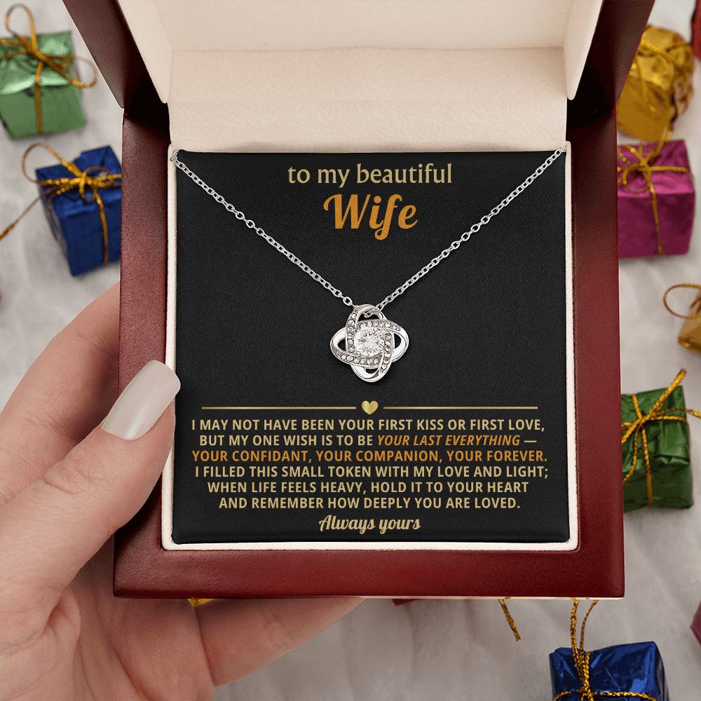 To my beautiful Wife,  I filled this small token with my love and light
