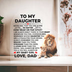 TO MY DAUGHTER BRAVER ACRYLIC HEART