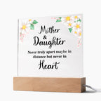 TO MY DAUGHTER DISTANCE SQUARE ACRYLIC PLAQUE