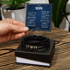 TO MY SON SKIES BRACELET
