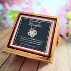 Badass Crown - Daughter Birthday Necklace with Rose Box