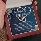 TO MY SISTER BOND INTERLOCKING NECKLACE GIFT SET